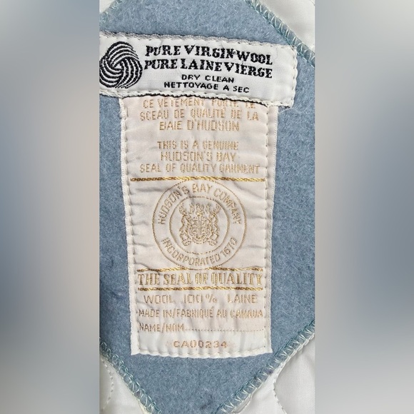 Vintage Hudson Bay Company Pure Virgin Wool Jacket - Picture 3 of 6